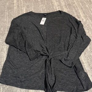 Express Charcoal Long Sleeve Women's Tee